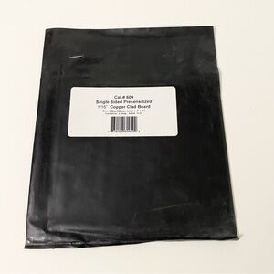 Presensitized Copper Clad PCB Board 6x6" Single Sided 1/16" Cat #609